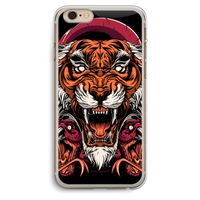 Tiger and Rattlesnakes: iPhone 6 Plus / 6S Plus Transparant Hoesje