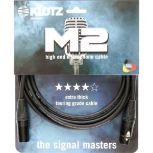 Klotz M2FM1-0100 M2 touring-grade microfoonkabel met Neutrik XLR 1m
