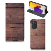 Samsung Galaxy A72 (5G/4G) Book | Wallet Case | Old Wood