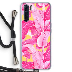 Pink Banana: Oppo A91 Transparant Hoesje met koord