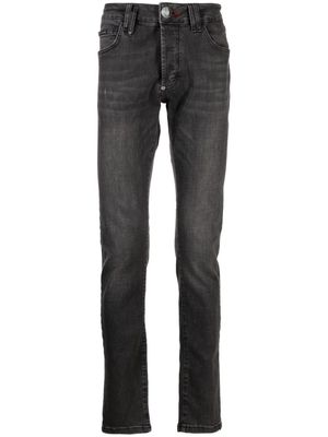 Philipp Plein jean à coupe droite - Gris