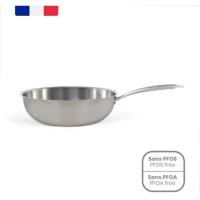 Wok van roestvrij staal - LIVOO - MEP162 - Ø 28 cm - Roestvrij staal - Alle kookplaten, inclusief inductie en oven - Gemaakt in Frankrijk Wok van roestvrij staal - LIVOO - MEP162 - Ø 28 cm - Roestvrij staal - Alle kookplaten, inclusief inductie en oven - Gemaakt in Frankrijk