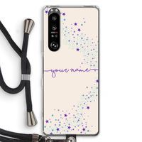 Sterren: Sony Xperia 1 III Transparant Hoesje met koord