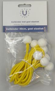 U-rope Zeilbinder 40 Cm, Geel Elastiek (4) Default