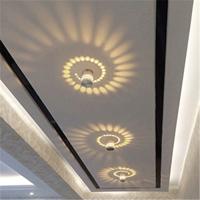 YWXLight aluminium binnen verlichting LED wandlamp versieren lichten AC 110-240V (warm wit)