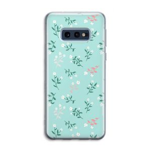 Small white flowers: Samsung Galaxy S10e Transparant Hoesje