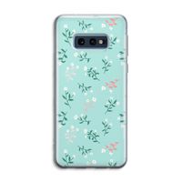 Small white flowers: Samsung Galaxy S10e Transparant Hoesje