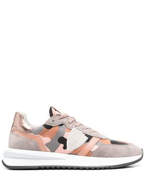 Philippe Model Paris baskets à imprimé camouflage - Gris