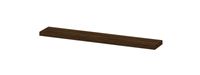 INK wandplank in houtdecor 3,5cm dik vaste maat voor vrije ophanging inclusief blinde bevestiging 80x20x3,5cm, koper eiken