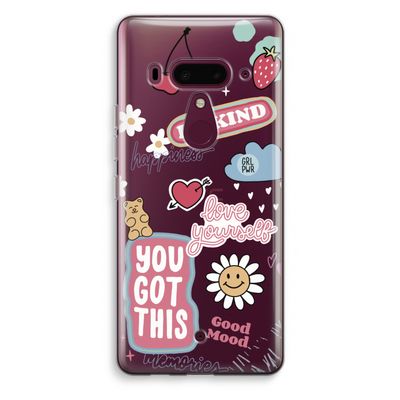 Positivity: HTC U12+ Transparant Hoesje