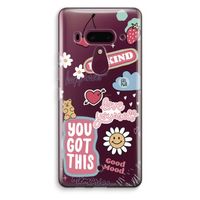 Positivity: HTC U12+ Transparant Hoesje