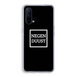 Negenduust black: OnePlus Nord CE 5G Transparant Hoesje