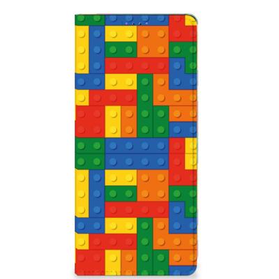 Samsung Galaxy A22 5G | Hoesje met Magneet | Blokken Samsung Galaxy A22 5G | Hoesje met Magneet | Blokken