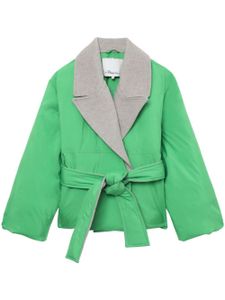 3.1 Phillip Lim doudoune à taille ceinturée - Vert