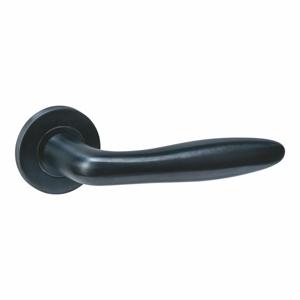Intersteel deurkruk Q 03 op rozet verdekt ø52x6mm - PVD zwart