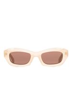 Off-White Eyewear lunettes de soleil Venezia à monture papillon - Marron - thumbnail