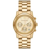 Michael Kors MK7323 Horloge Runway Chronograaf staal goudkleurig 38 mm