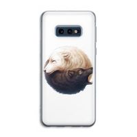 Yin Yang Wolves: Samsung Galaxy S10e Transparant Hoesje