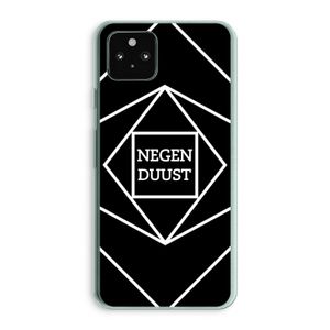 Negenduust geometrisch: Google Pixel 5a 5G Transparant Hoesje