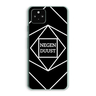 Negenduust geometrisch: Google Pixel 5a 5G Transparant Hoesje