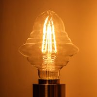 Tol LED lamp 4W 300 lumen E27 1800K warm kaarslicht kleur 18 cm hoog