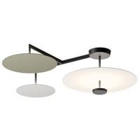 Vibia Flat 5905 plafondlamp LED White, Green L1, Grey L1