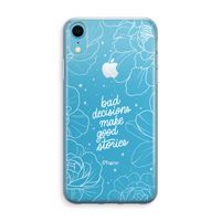Good stories: iPhone XR Transparant Hoesje