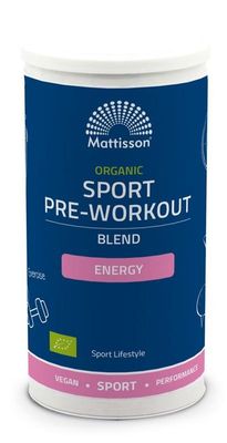 Mattisson Organic sport pre-workout energy blend (300 gr)