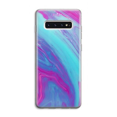 Zweverige regenboog: Samsung Galaxy S10 4G Transparant Hoesje