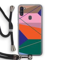 Gestalte 1: Samsung Galaxy A11 Transparant Hoesje met koord