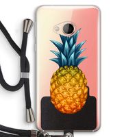Grote ananas: HTC U Play Transparant Hoesje met koord