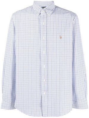 Polo Ralph Lauren chemise en coton à logo brodé - Blanc
