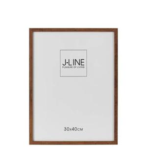 J-Line Fotokader Basic Hout Donker Bruin Extra Large