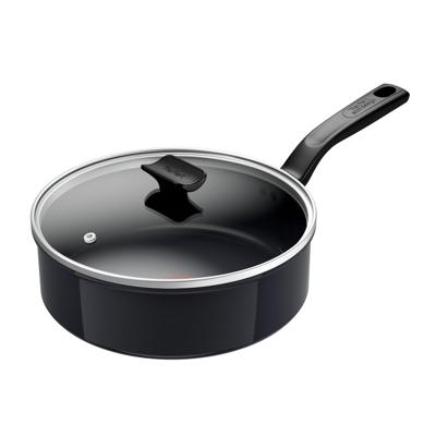 Tefal C47632 Hapjespan 24cm + deksel Change Black Pan Zwart