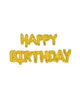HEMA Folie Ballon Happy Birthday (goud) - thumbnail