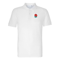 Rugby Vintage - Engeland Polo - Wit - thumbnail