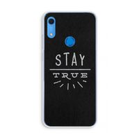 Stay true: Huawei Y6s Transparant Hoesje