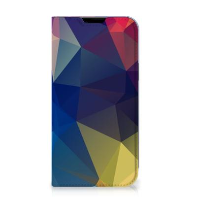 Apple iPhone 14 Plus Stand Case Polygon Dark Apple iPhone 14 Plus Stand Case Polygon Dark