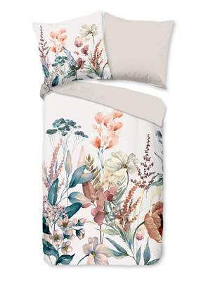 Good Morning Dekbedovertrek "bloemen" - Multi - (155x220 cm) - Katoen Flanel