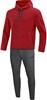 JAKO M9729D Joggingpak Met Kap Premium Basics Dames - Rood Gemeleerd - 42 JAKO M9729D Joggingpak Met Kap Premium Basics Dames - Rood Gemeleerd - 42