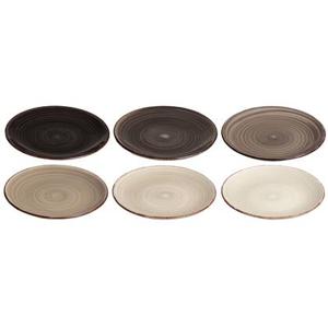 Studio Tavola Ontbijtborden | Dessertborden Vintage Loft ø 19 cm - 6 stuks