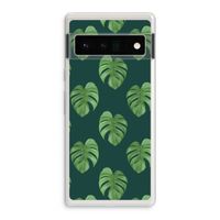 Monstera leaves: Google Pixel 6 Pro Transparant Hoesje