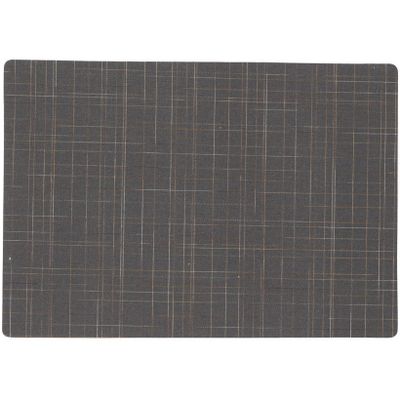 Stevige luxe Tafel placemats Liso grijs 30 x 43 cm