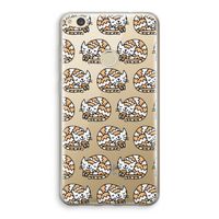 Slapende poes: Huawei Ascend P8 Lite (2017) Transparant Hoesje