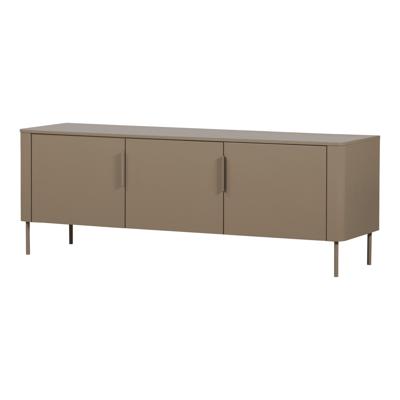 WOOOD TV-meubel 'Gunnar' Grenenhout, 154cm, kleur Mud