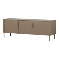 WOOOD TV-meubel 'Gunnar' Grenenhout, 154cm, kleur Mud