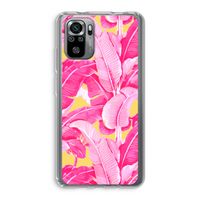 Pink Banana: Xiaomi Redmi Note 10S Transparant Hoesje