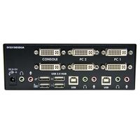 StarTech.com 2-poort Dual DVI USB KVM-switch met Audio en USB 2.0-hub - thumbnail