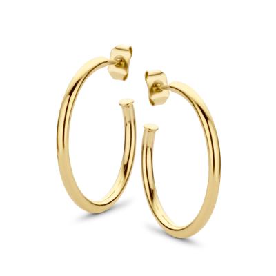 Oorbellen hoops | 15-45 mm - Stainless steel - Goud - 25 mm