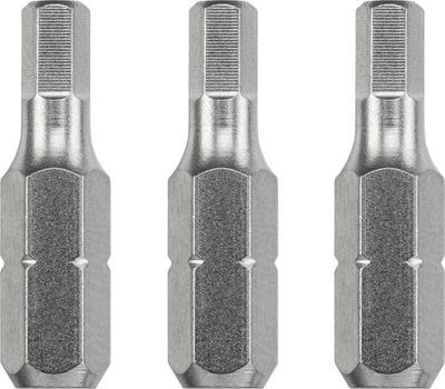 Schroefbit 25mm hex 3mm 3st - Kwb